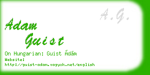 adam guist business card